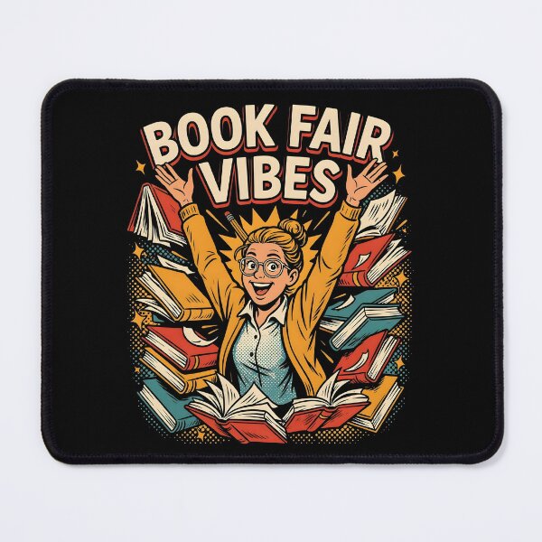 Item preview, Book Fair Vibes Librarian Retro Book Lover designed and sold by Redgiant87x.