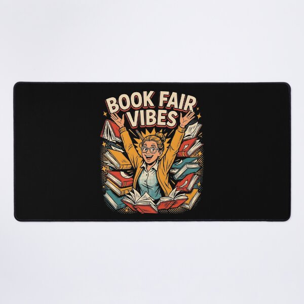 Item preview, Book Fair Vibes Librarian Retro Book Lover designed and sold by Redgiant87x.
