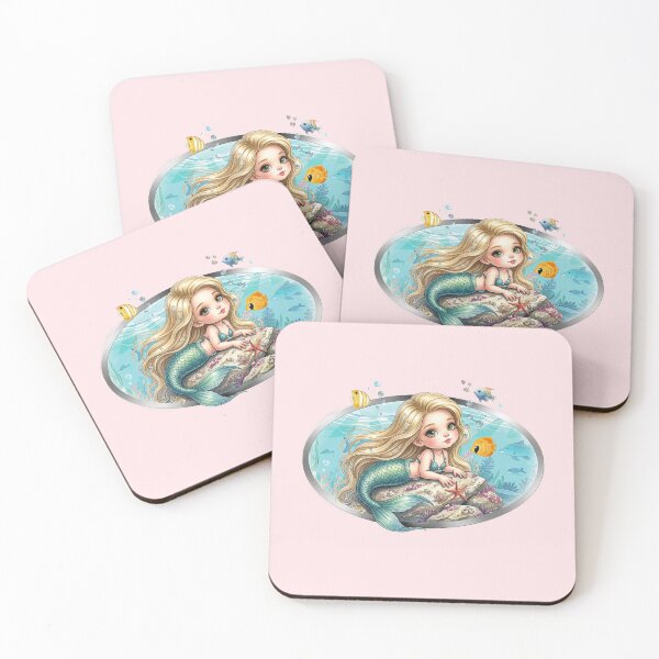 Item preview, Young Mermaid, Ocean Art, Sea Maidens, Sea Mythology Design designed and sold by classic car craze.