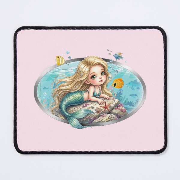 Item preview, Young Mermaid, Ocean Art, Sea Maidens, Sea Mythology Design designed and sold by classic car craze.