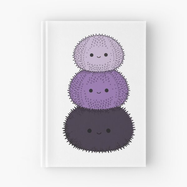 Item preview, Stacked Sea Urchins – Smiling Lavender & Purple Ocean Trio designed and sold by AliveStyle.