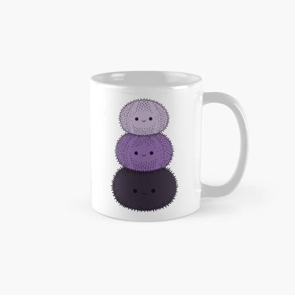 Item preview, Stacked Sea Urchins – Smiling Lavender & Purple Ocean Trio designed and sold by AliveStyle.