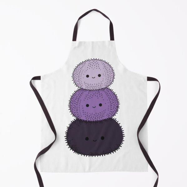 Item preview, Stacked Sea Urchins – Smiling Lavender & Purple Ocean Trio designed and sold by AliveStyle.