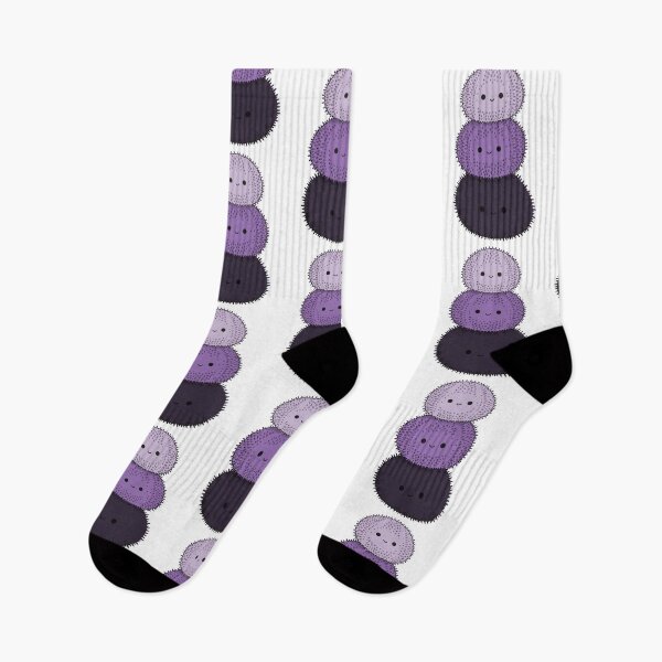 Item preview, Stacked Sea Urchins – Smiling Lavender & Purple Ocean Trio designed and sold by AliveStyle.
