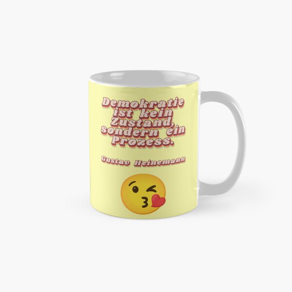 Item preview, Democracy is a process. (Quote by Gustav Heinemann) designed and sold by Mauswohn.