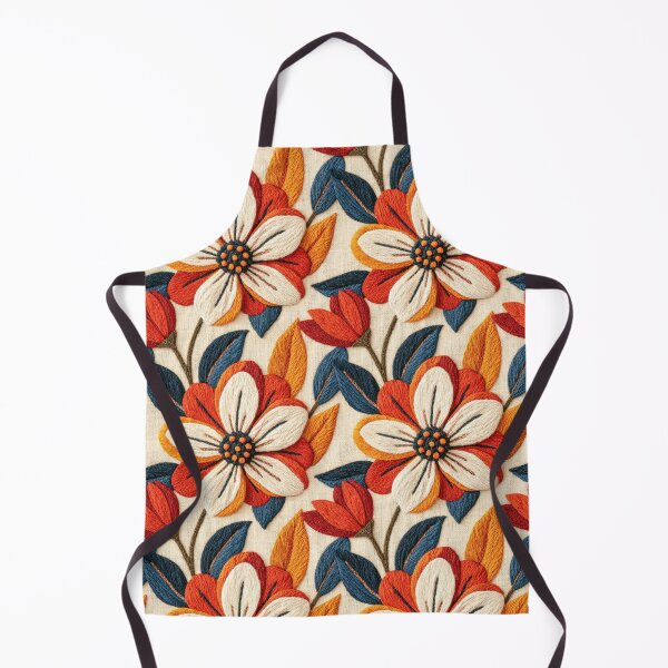 Item preview, Fall colors in a Floral Knit pattern designed and sold by AngelottiCR.