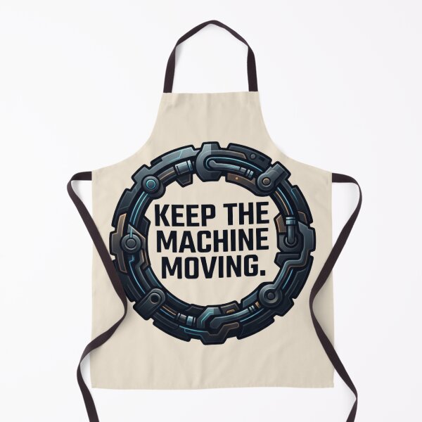 Item preview, Keep the Machine Moving Maintenance Reliability Engineering Design designed and sold by Amr Darwish Graphic designer.