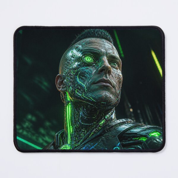 Item preview, Cybernetic Soldier Portrait - Biomechanics Resistance  designed and sold by LazyDayzCo.