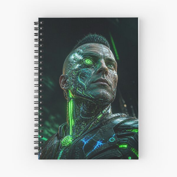 Item preview, Cybernetic Soldier Portrait - Biomechanics Resistance  designed and sold by LazyDayzCo.