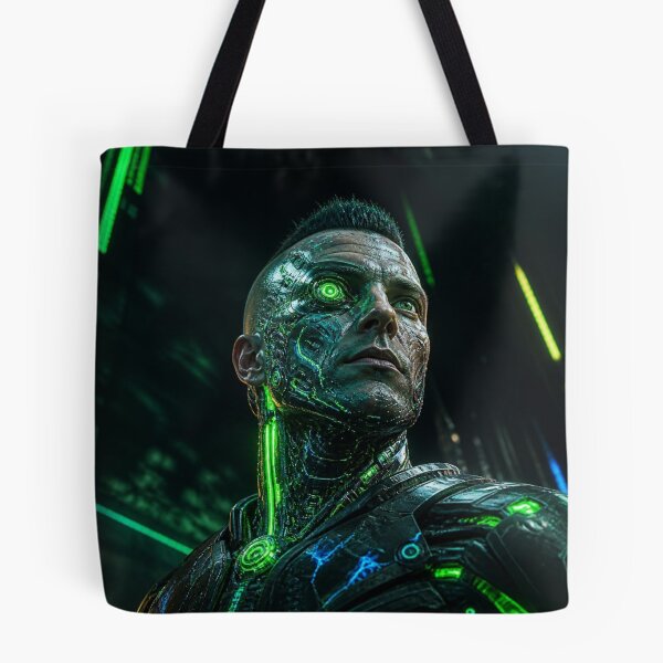 Item preview, Cybernetic Soldier Portrait - Biomechanics Resistance  designed and sold by LazyDayzCo.