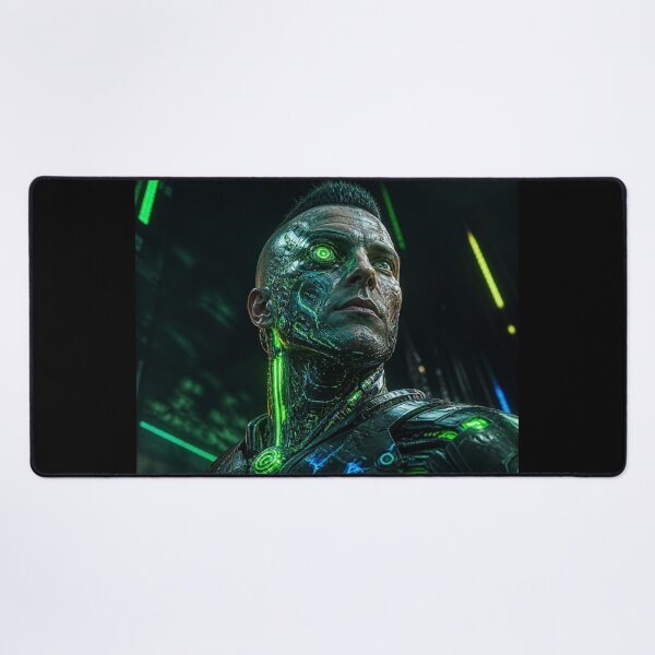 Item preview, Cybernetic Soldier Portrait - Biomechanics Resistance  designed and sold by LazyDayzCo.