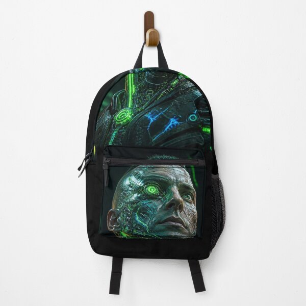 Item preview, Cybernetic Soldier Portrait - Biomechanics Resistance designed and sold by LazyDayzCo.