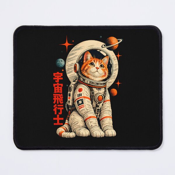 Item preview, Cat Astronaut Retro Space Japanese Vintage designed and sold by Genius Geek.