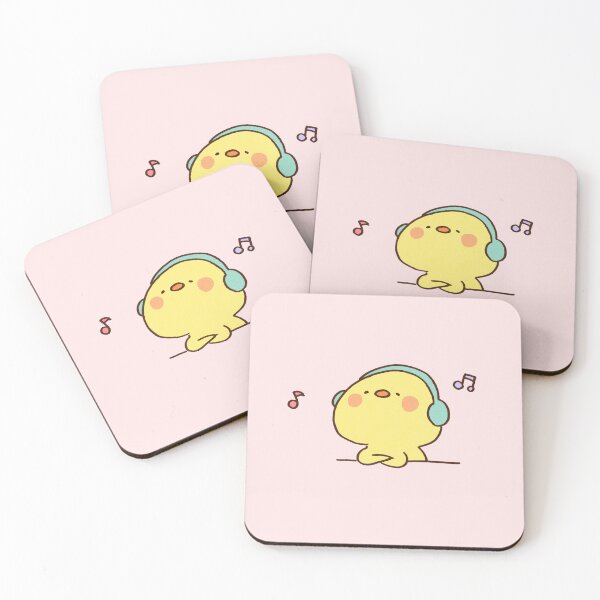 Item preview, Relaxing Chick Listening To Music With Headphones designed and sold by Chunu Doodles.