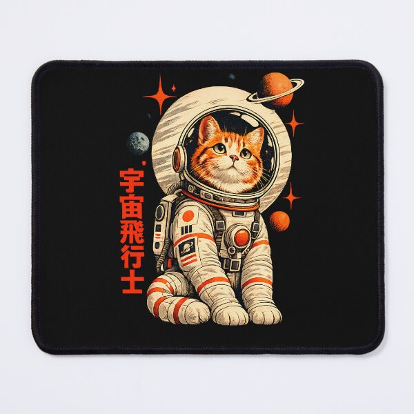 Item preview, Kitten Cat Astronaut Retro Space Japanese Vintage designed and sold by Genius Geek.