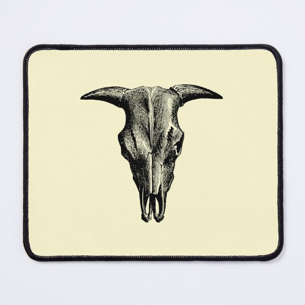 Item preview, Ancient Bovine Skull, Vintage Irish History Engraving, 1877 (BLACK) designed and sold by Exhumed Archives.