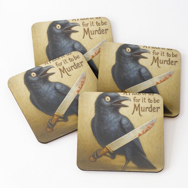 Item preview, There doesn’t need to be a flock for it to be murder. designed and sold by abby-thorns.