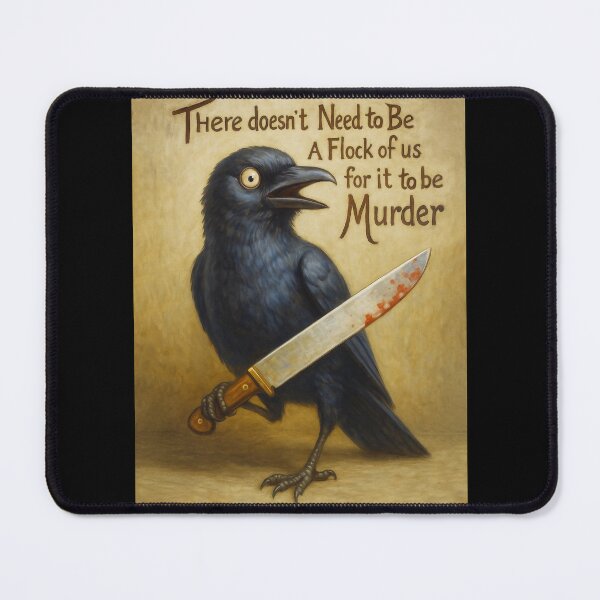 Item preview, There doesn’t need to be a flock for it to be murder. designed and sold by abby-thorns.