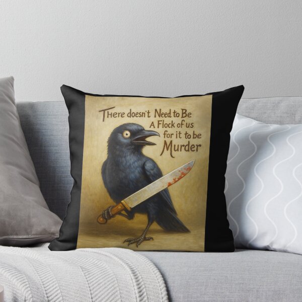 Item preview, There doesn’t need to be a flock for it to be murder. designed and sold by abby-thorns.