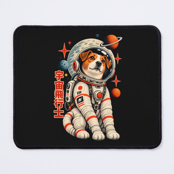 Item preview, Puppy Dog Astronaut Retro Space Japanese Vintage designed and sold by Genius Geek.