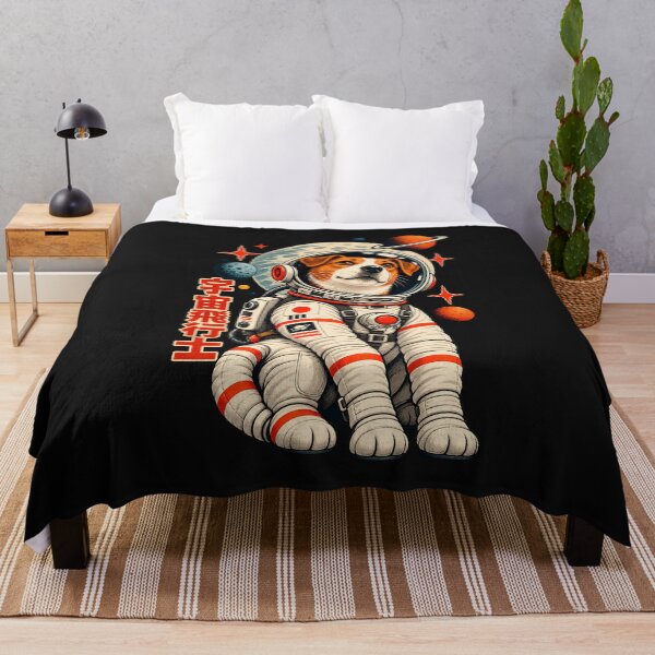 Item preview, Puppy Dog Astronaut Retro Space Japanese Vintage designed and sold by Genius Geek.