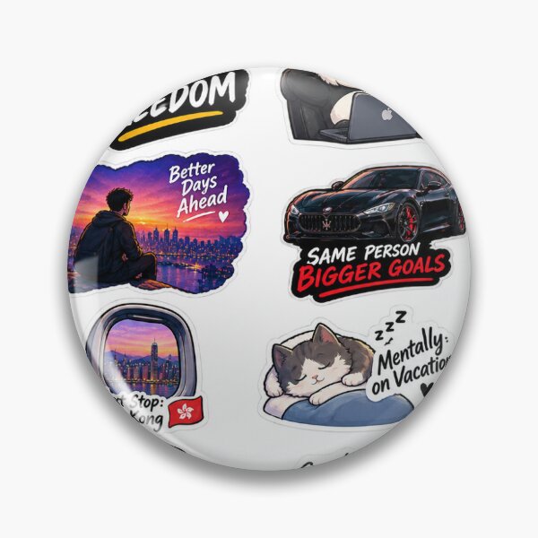 Item preview, Motivational Quotes and Typography Sticker Pack designed and sold by The-toons-Shop.