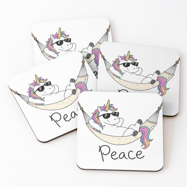 Item preview, Chilling Unicorn Hammock Peace Relax designed and sold by Radixbarny.