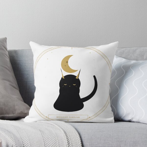 Item preview, Midnight Familiar — Black Cat Tarot Moon Design designed and sold by Designseller1.