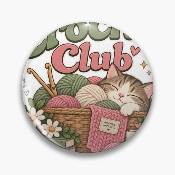 Item preview, Crochet Club Cute Yarn Lover Cozy Crochet Aesthetic designed and sold by manothla.