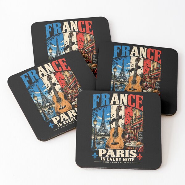 Item preview, Vintage French Music Travel Design designed and sold by timiparkerart.