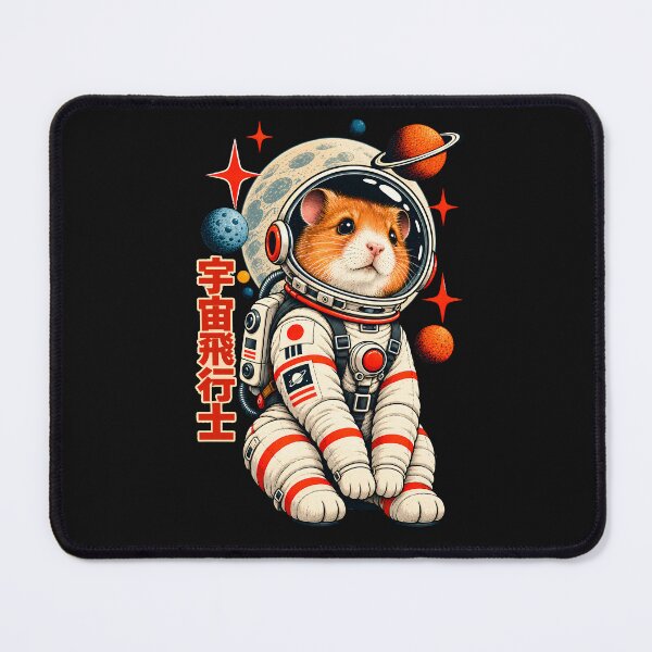 Item preview, Hamster Astronaut Retro Space Japanese Vintage designed and sold by Genius Geek.