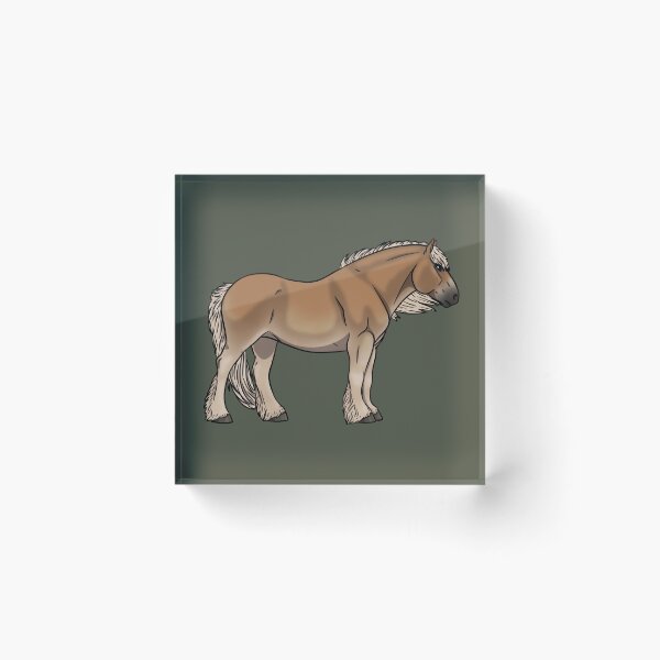 Item preview, Mealy Flaxen Light Chestnut Jutland designed and sold by Old Water Cryptid .