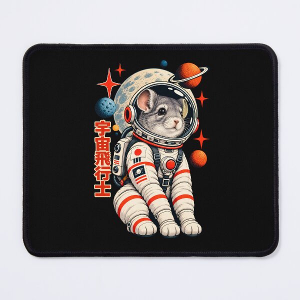 Item preview, Chinchilla Astronaut Retro Space Japanese Vintage designed and sold by Genius Geek.