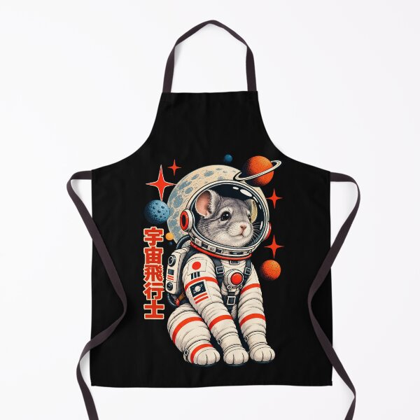 Item preview, Chinchilla Astronaut Retro Space Japanese Vintage designed and sold by Genius Geek.