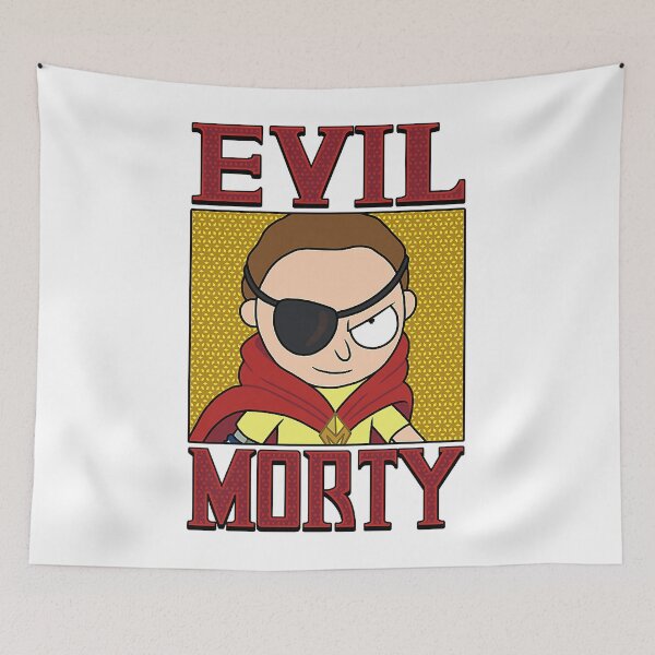Item preview, Rick and Morty Evil Morty Patterned Portrait Space Cartoon designed and sold by NurBeauty.