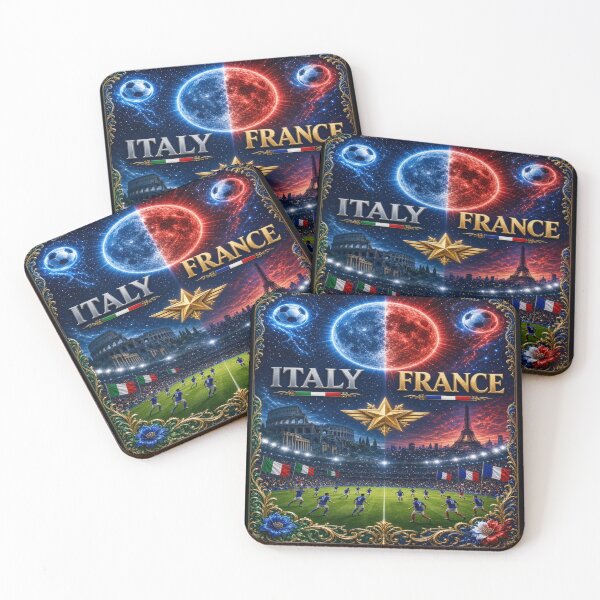 Item preview, Italy France illustration sport art /Italy France travel destination art  designed and sold by Nexus Space.