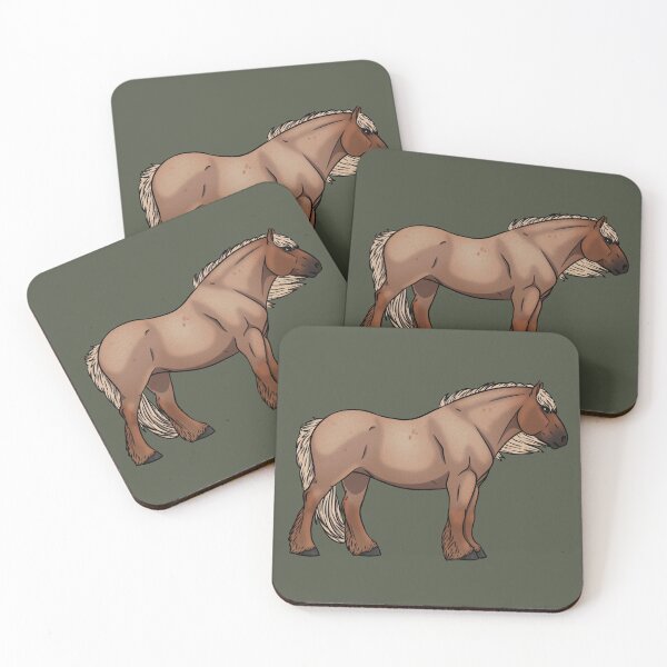 Item preview, Flaxen Red Roan Jutland designed and sold by Old Water Cryptid .