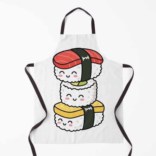Item preview, Stacked Sushi – Smiling Nigiri & Sushi Roll Trio designed and sold by AliveStyle.