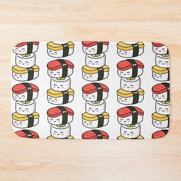 Item preview, Stacked Sushi – Smiling Nigiri & Sushi Roll Trio designed and sold by AliveStyle.