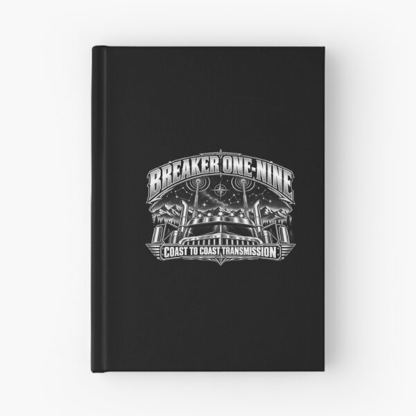 Item preview, Breaker One-Nine | Coast To Coast Transmission | Semi Truck CB Antennas Night Art designed and sold by NomadForge.