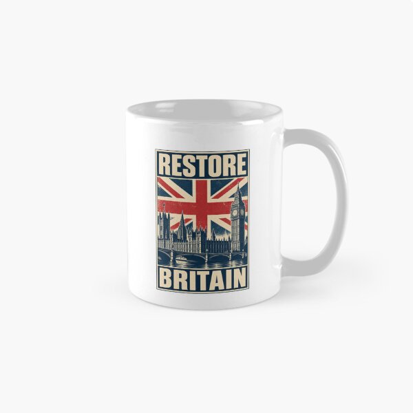 Item preview, Restore Britain – Westminster Union Jack Retro designed and sold by JesterKrewArt.