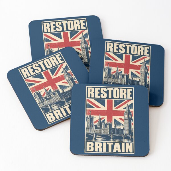 Item preview, Restore Britain – Westminster Union Jack Retro designed and sold by JesterKrewArt.