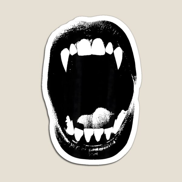 Item preview, Vintage Vampire Bite | Gothic 90s Punk Grunge Fangs designed and sold by AmiGraph.