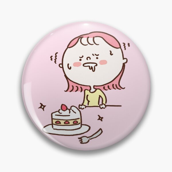 Item preview, Cute Woman Resisting Sweet Strawberry Shortcake designed and sold by Chunu Doodles.