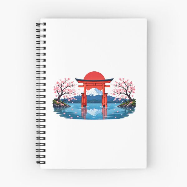 Item preview, Japanese Torii Gate Mount Fuji Sakura | Japan Landscape designed and sold by MrDev.