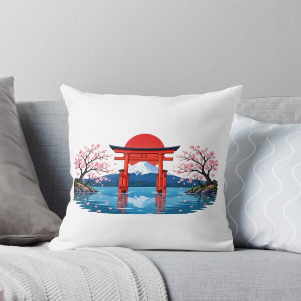 Item preview, Japanese Torii Gate Mount Fuji Sakura | Japan Landscape designed and sold by MrDev.