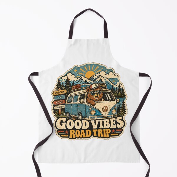 Item preview, Retro Bear Road Trip designed and sold by The Wicked Herbarium.