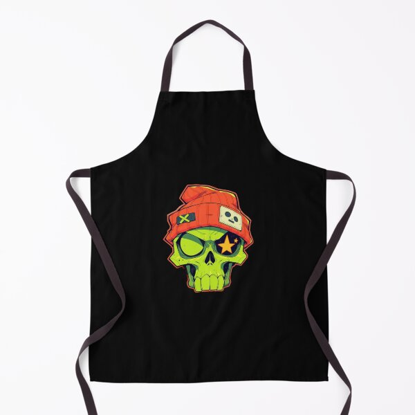 Item preview, Cool Cyberpunk Green Skull with Beanie Streetwear Graphic designed and sold by GrimNest.
