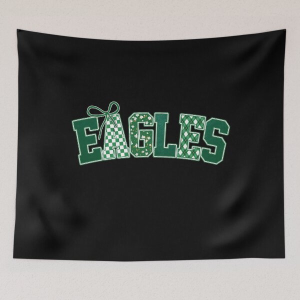 Item preview, Eagles Green Coquette Bow Football Sports Fans Team Spirit designed and sold by RockTheFeal.