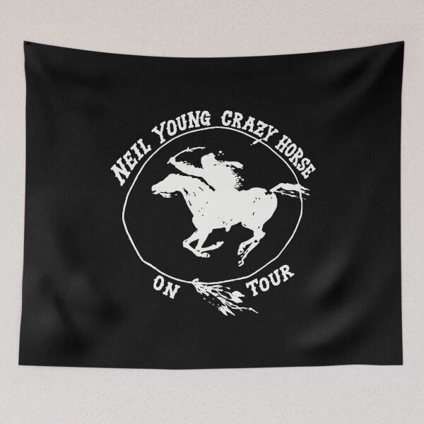 Item preview, Neils Young Crazys Horses On Tour  designed and sold by diaricesaltArt.